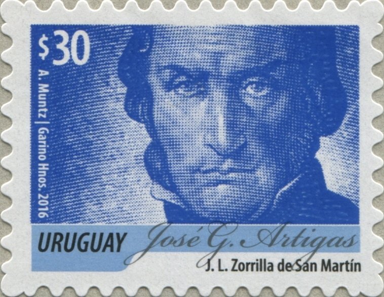 José Gervasio Artigas - Blue