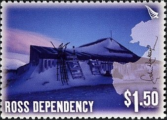 Stamp, Captain Scott's Hut, Ross Dependency,  