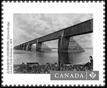 Stamp, Victoria Bridge Montreal by Alexander Henderson, Canada,  , Bridges, Photography
