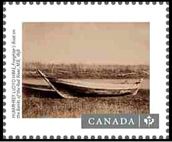 Stamp, Freighter's boat by Humphrey Lloyd Hines, Canada,  , Photography