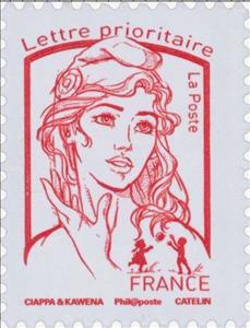 Stamp, Marianne and Youth, France,  