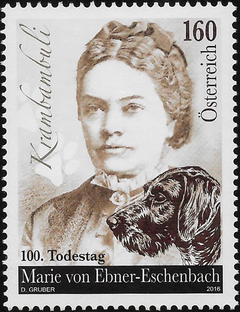 100th death anniversary of Marie von Ebner-Eschenbach