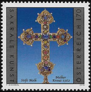 Stamp, Melk cross, Austria,  