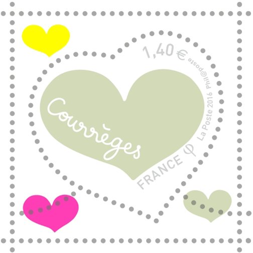 Heart Courrèges 1.40 €