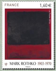 Stamp, Mark Rothko 1903-1970, France,  , Painters, Paintings