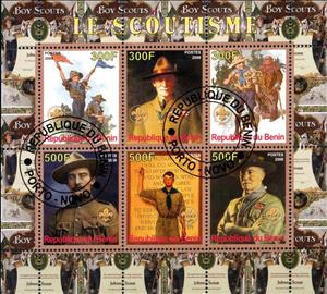 Mini Sheet, Le Scoutisme, Cinderellas,  , Scouting