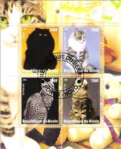 Mini Sheet, Cats, Cinderellas,  , Cats