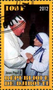 Stamp, Pape Jean-Paul II, Cinderellas,  , People, Popes