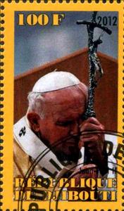 Stamp, Pape Jean-Paul II, Cinderellas,  , People, Popes