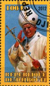 Stamp, Pape Jean-Paul II, Cinderellas,  , People, Popes