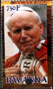 Stamp, Pope John Paul II, Cinderellas,  , People, Popes