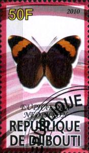 Stamp, Euphaedra Neophron, Cinderellas,  , Butterflies