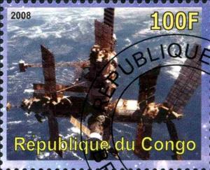 Stamp, Shuttle - Mir Missions, Cinderellas,  