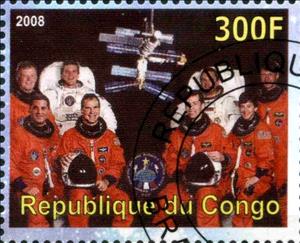 Stamp, Shuttle - Mir Missions, Cinderellas,  