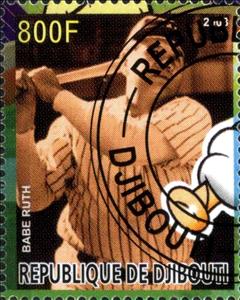 Stamp, Babe Ruth, Cinderellas,  , Sport