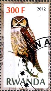 Stamp, Owls, Cinderellas,  , Birds, Owls