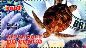 Stamp, Caretta Caretta, Cinderellas,  , Turtles