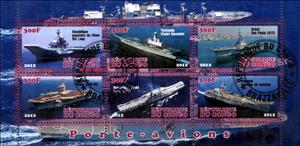 Mini Sheet, Porte-avions, Cinderellas,  , Ships
