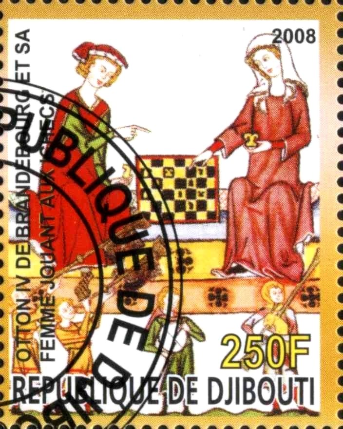 Otton IV de Brandebourg et sa femme Jouant aux Ichecs