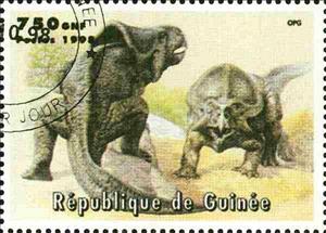 Stamp, Dinosaurs, Cinderellas,  , Dinosaurs