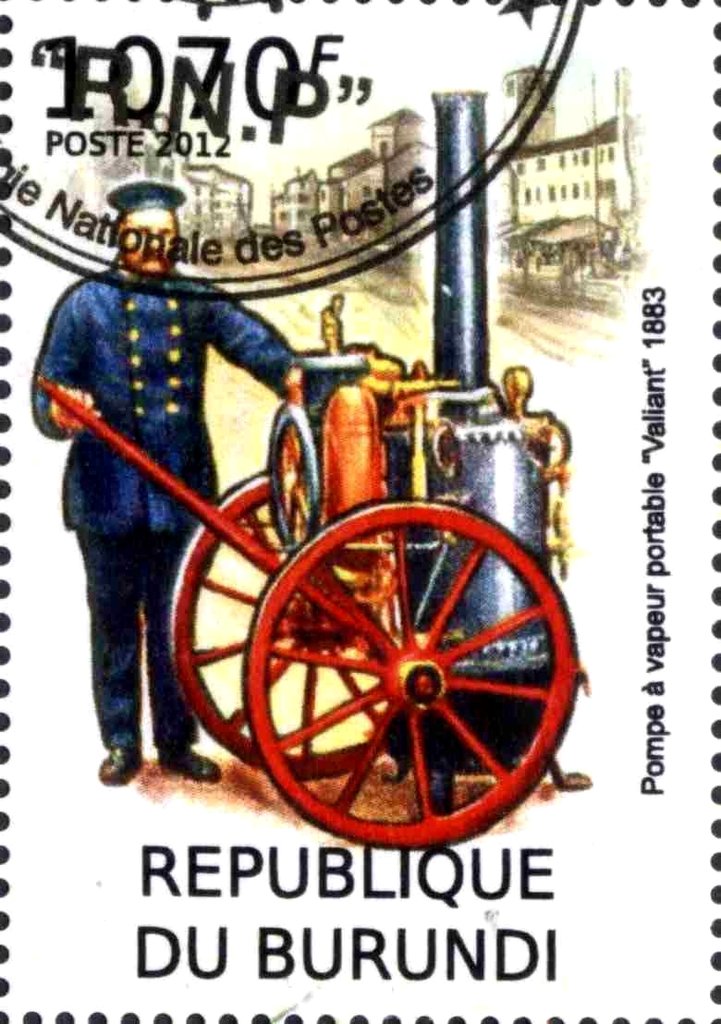 Pompe a vapeur portable "Valiant" 1883