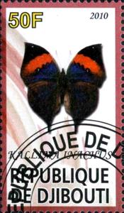 Stamp, Kallima Inachus, Cinderellas,  , Butterflies