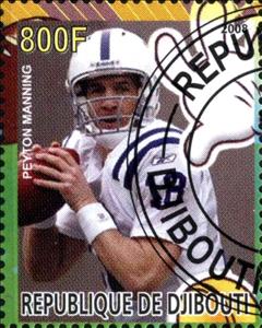 Stamp, Peyton Manning, Cinderellas,  , Sport