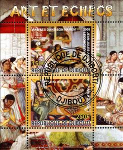 Mini Sheet, Art. et Echecs, Cinderellas,  , Art, Chess