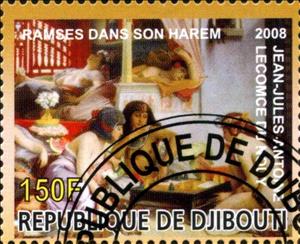 Stamp, Ramses Dans Son Harem, Cinderellas,  