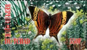 Stamp, Timetes phiale, Cinderellas,  , Butterflies