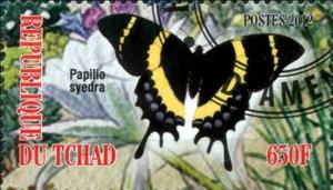 Stamp, Papilio syedra, Cinderellas,  , Butterflies