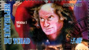 Stamp, Mikha I Tal, Cinderellas,  , Chess, People