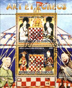 Mini Sheet, Art. et Echecs, Cinderellas,  , Art, Chess