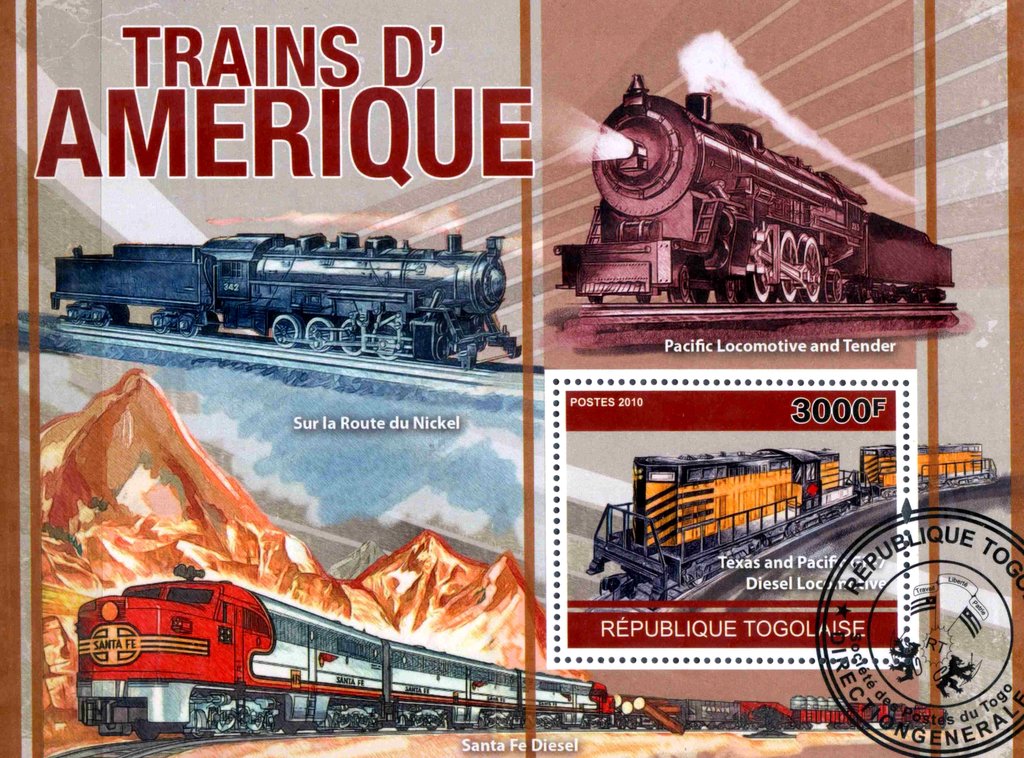 American Trains (Texas and Pasific GP-7)