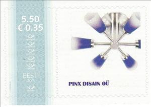 Stamp, Pinx Disain - Blue Lamps, Cinderellas,  