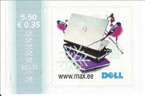 Stamp, Dell -Birds, Cinderellas,  , Computers