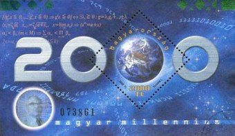 Souvenir Sheet, Millenium, Hungary,  , Millennium, Globes