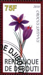 Stamp, Crocus Sativus, Cinderellas,  , Flowers