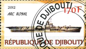 Stamp, Arc Royal, Cinderellas,  , Ships