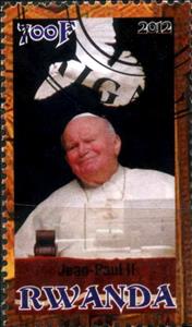 Stamp, Pope John Paul II, Cinderellas,  , People, Popes