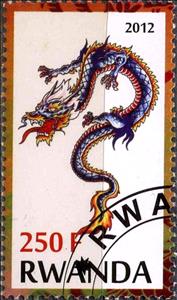 Stamp, Dragon, Cinderellas,  , Dragons