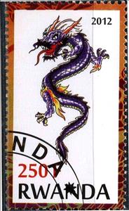 Stamp, Dragon, Cinderellas,  , Dragons