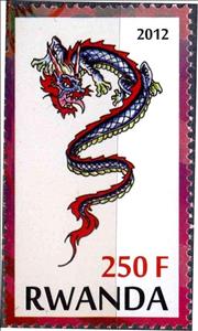 Stamp, Dragon, Cinderellas,  , Dragons
