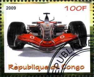 Stamp, Formula I, Cinderellas,  , Cars