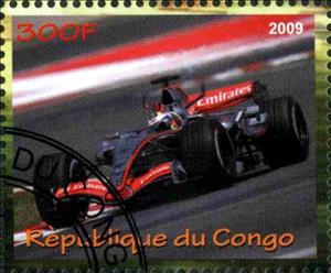 Stamp, Formula I, Cinderellas,  , Cars