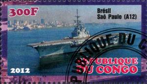 Stamp, Sao Paulo A12, Cinderellas,  , Ships