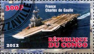 Stamp, Charles de Gaulle, Cinderellas,  , Ships