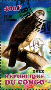 Stamp, Buteo Solitarius, Cinderellas,  , Birds