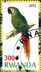 Stamp, Parrots, Cinderellas,  , Birds, Parrots