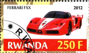 Stamp, Ferrari FXX, Cinderellas,  , Cars